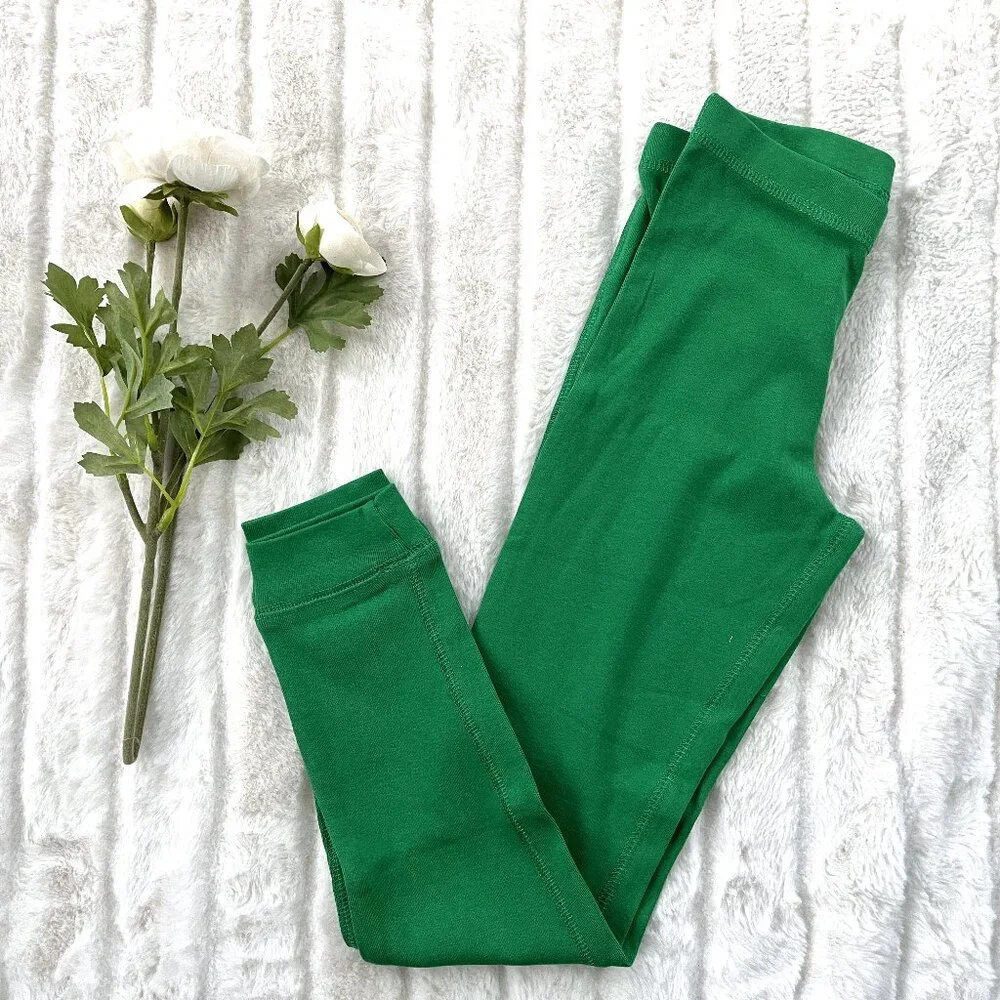 NWOT Kids Primary Pajamas PJ Pants (Green) 6-7Y